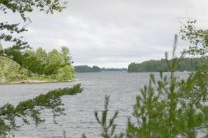View of national park lake